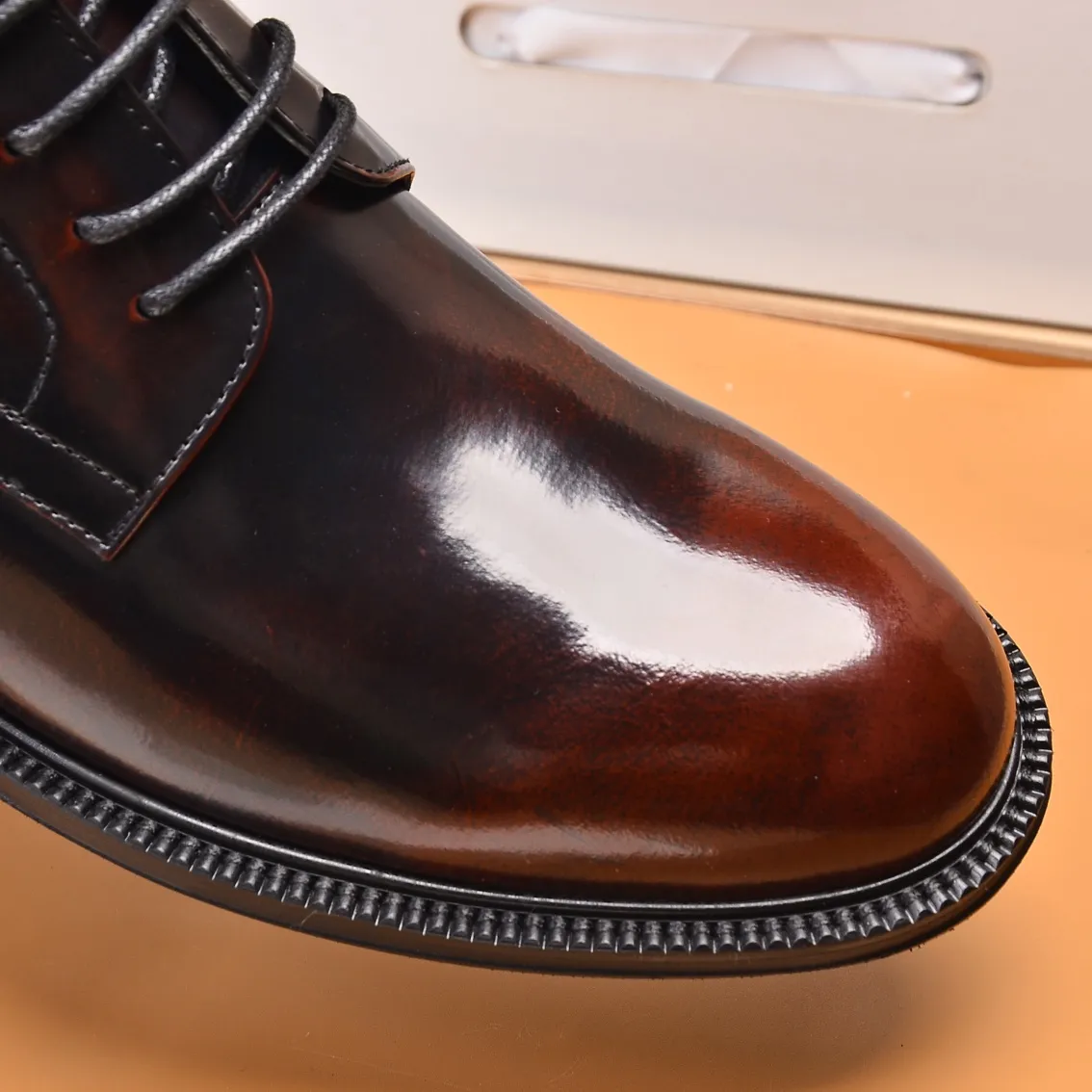 Men's shoes💰540📛📛Original (water-dyed cowhide) Gucci GUCCI official website formal shoes🌀 Italian🇮🇹imported cowhide➕top imported water-dyed cowhide lining💋Finely handmade original bottom, the real thing looks better when photographed in person Standard size 38-44